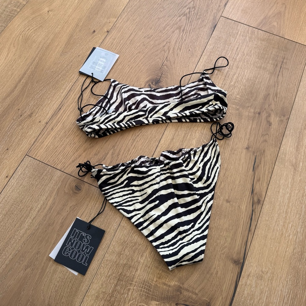 REVOLVE Black and White Bikini Swimwear - Picture 3 of 5